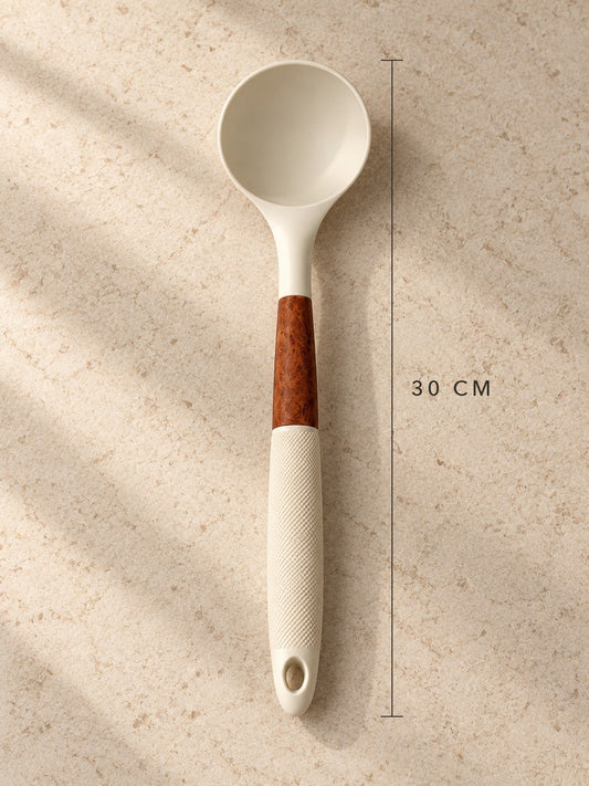 ARTA Standlı 6 Parça Silikon Mutfak Seti Krem