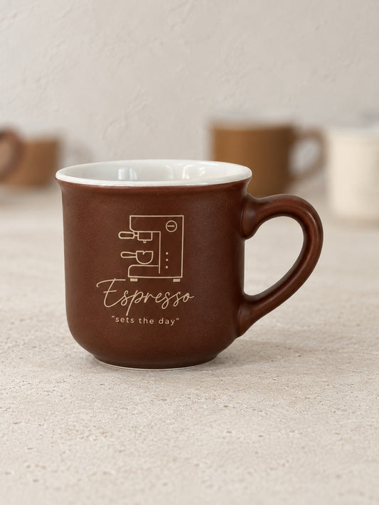 CIRA 6'lı Porselen Espresso Fincan Seti 100 ml