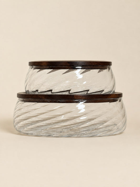 MELA Akasya Kapaklı Saklama Kabı 19x7cm-23.5x7cm