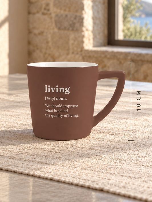 NOVA 4'lü Kupa Bardak Living Home Family Kitchen Yazılı