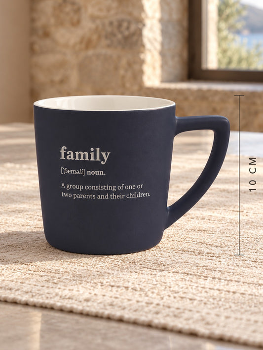 NOVA 4'lü Kupa Bardak Living Home Family Kitchen Yazılı