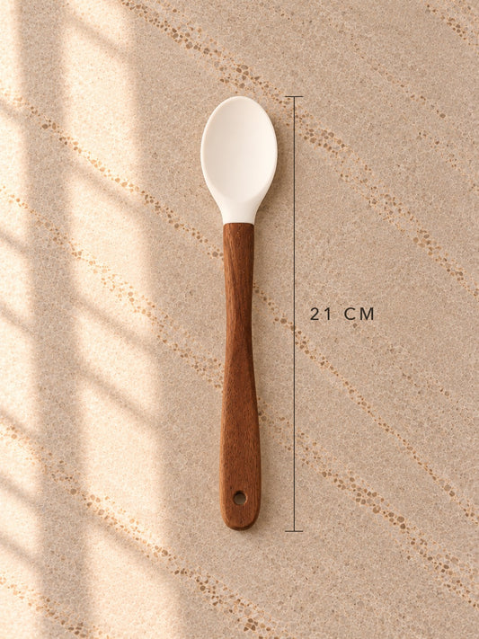 VERA Ahşap Saplı Silikon Mutfak Spatula Seti 4'lü