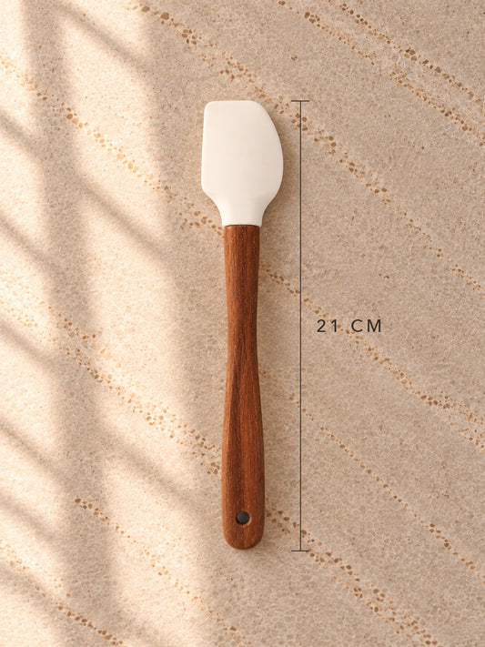 VERA Ahşap Saplı Silikon Mutfak Spatula Seti 4'lü